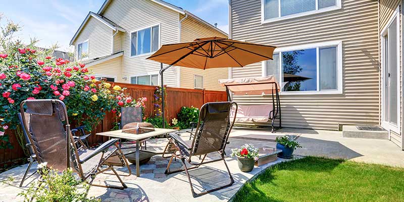 If You Already Have A Plain Concrete Slab Patio